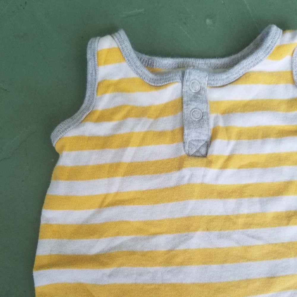 H&M 1-2M Striped Onsie